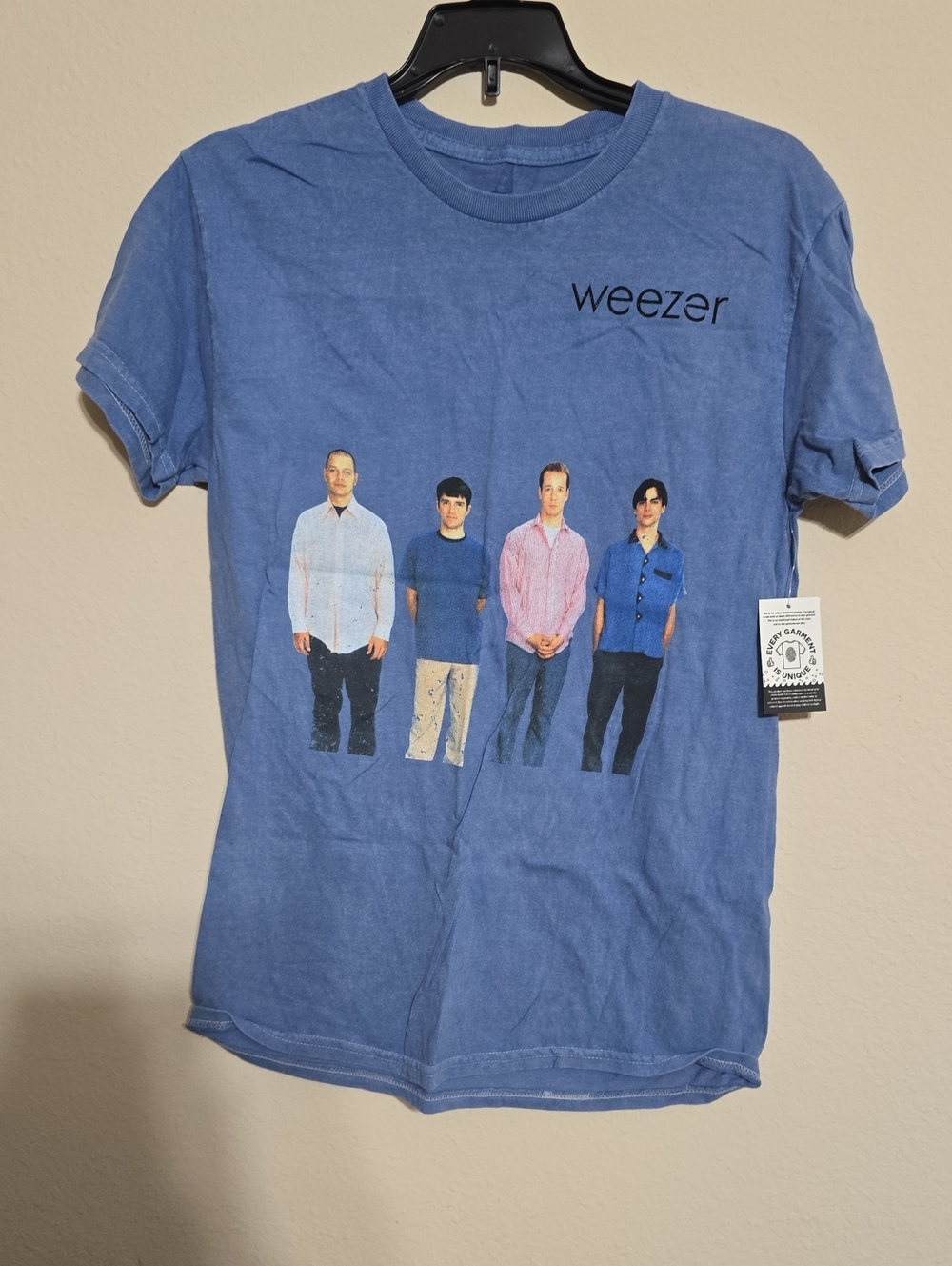 NWT Mens Weezer Blue Graphic Tee Short Sleeve Multiple Sizes Available